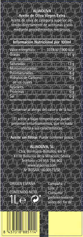 Etiquetado y valor nutricional